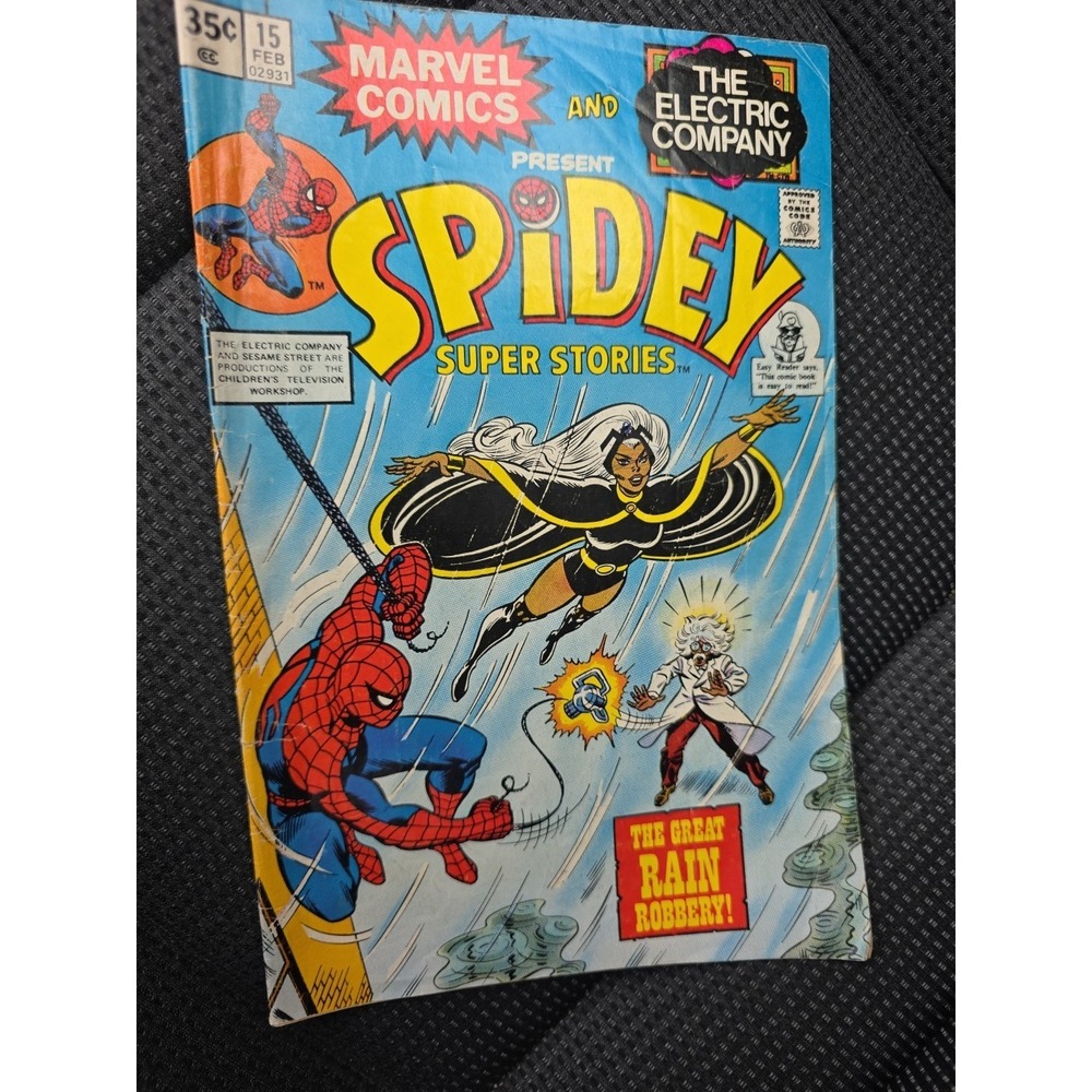MARVEL COMICS & THE ELECTRIC COMPANY PRESENT SPIDEY SUPER STORIES   FEB  #15 VG